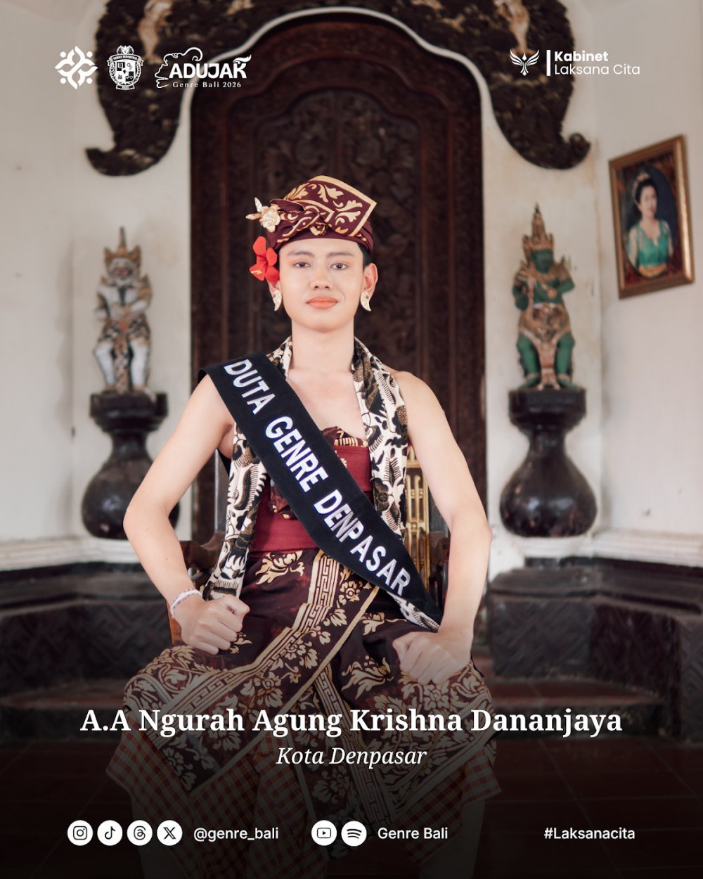 Anak Agung Ngurah Agung Krishna Dananjaya — Duta GenRe Kota Denpasar