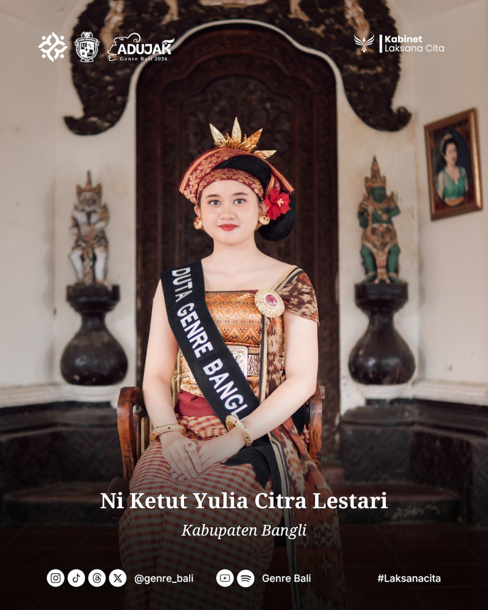 Ni Ketut Yulia Citra Lestari — Duta GenRe Kabupaten Bangli
