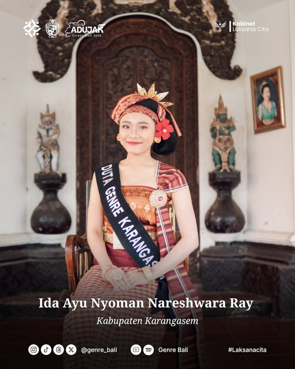 Ida Ayu Nyoman Nareshwara Ray — Duta GenRe Kabupaten Karangasem